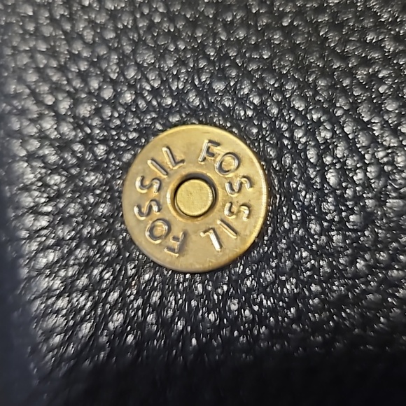 Fossil Mini Leather Crossbody Peyton Bag  with Double Flap - Picture 8 of 13